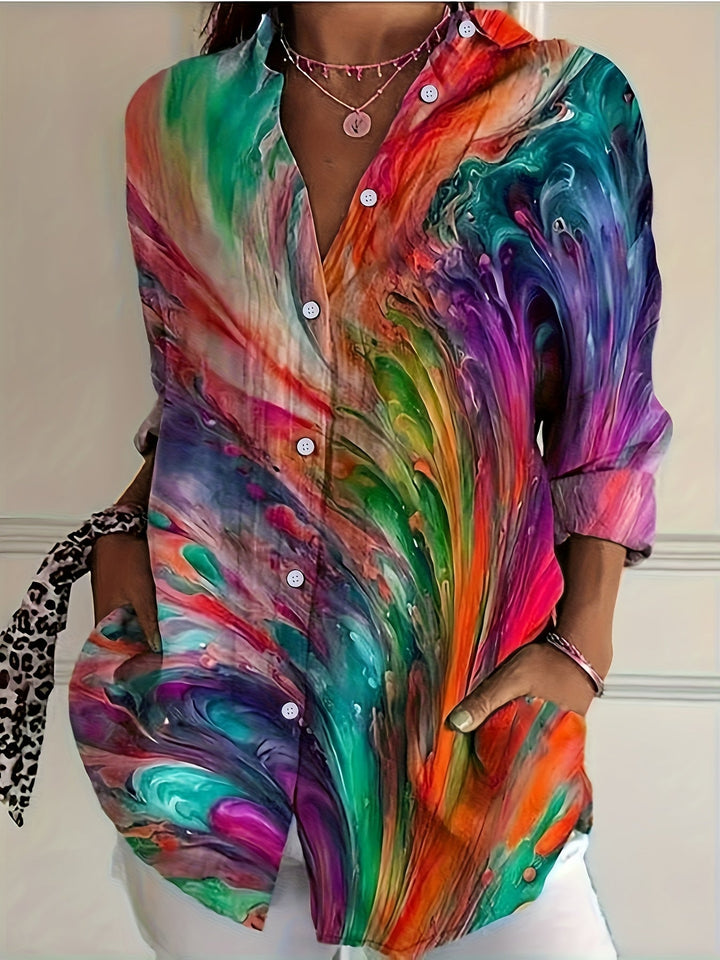 Savannah | Vintage Tie-Dye Blouse