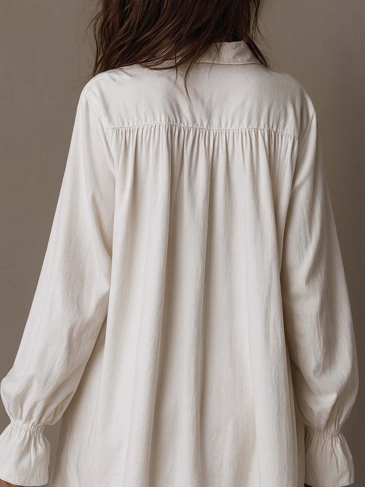 Anastasia | Lace Shirt Mini Dress