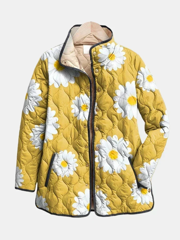 Goldenray | Charming Daisy Pattern Jacket