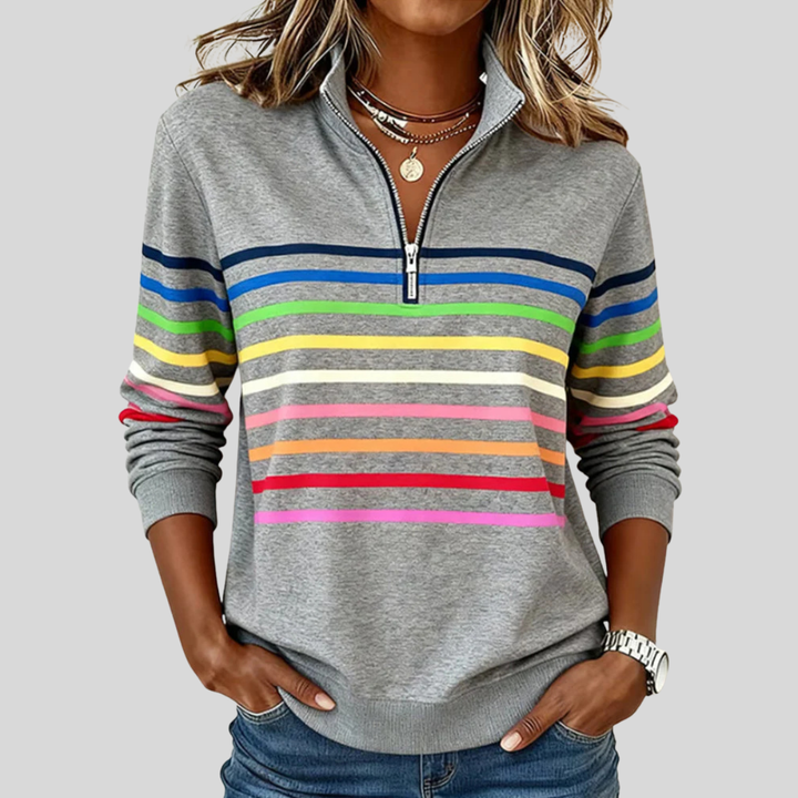 Patricia | Sporty Quarter-Zip Sweatshirt