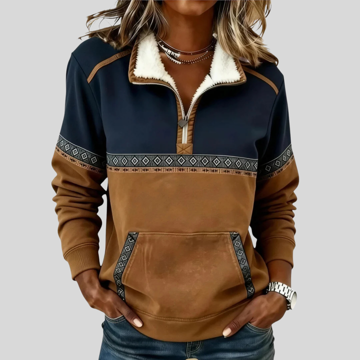 Carol | Warm Quarter-Zip Sweater