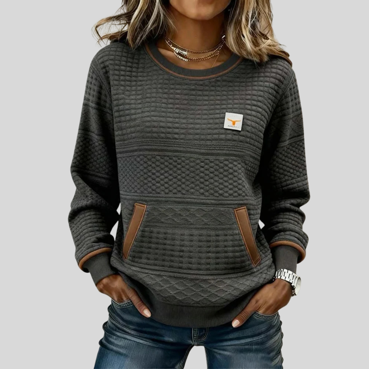 Donna | Soft Colorblock Sweatshirt