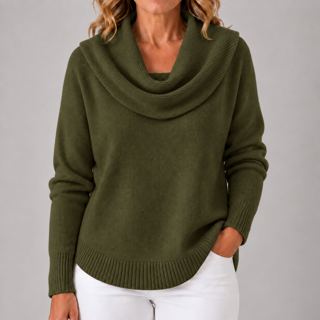 Isobel | Elegant Cowl Neck Sweater