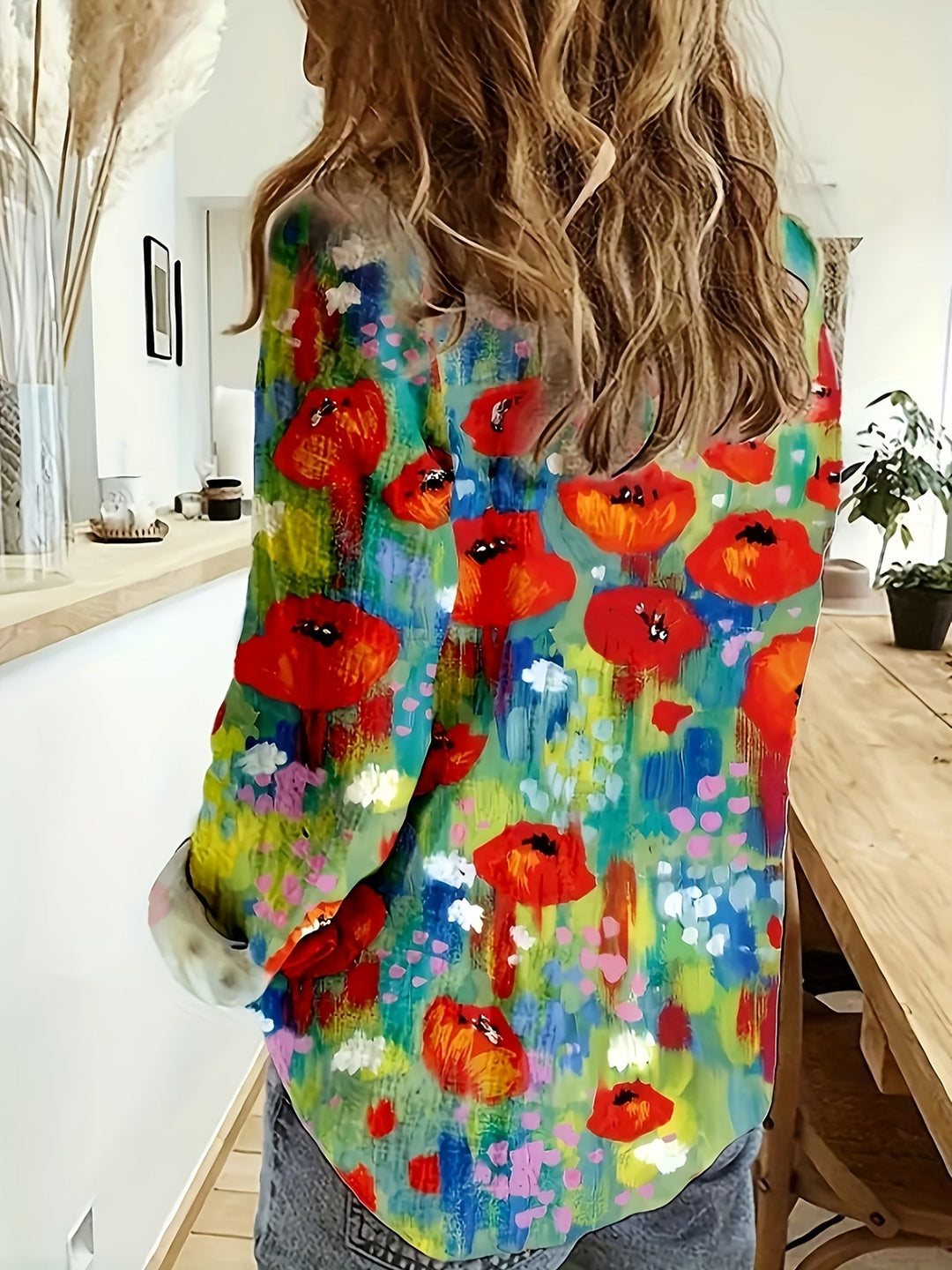 Elara | Artistic Print Blouse