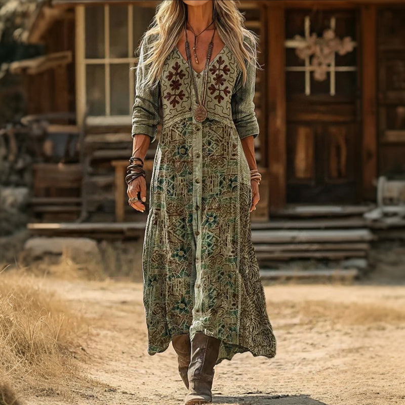 Wietske | Elegant Ankle-Length Dress