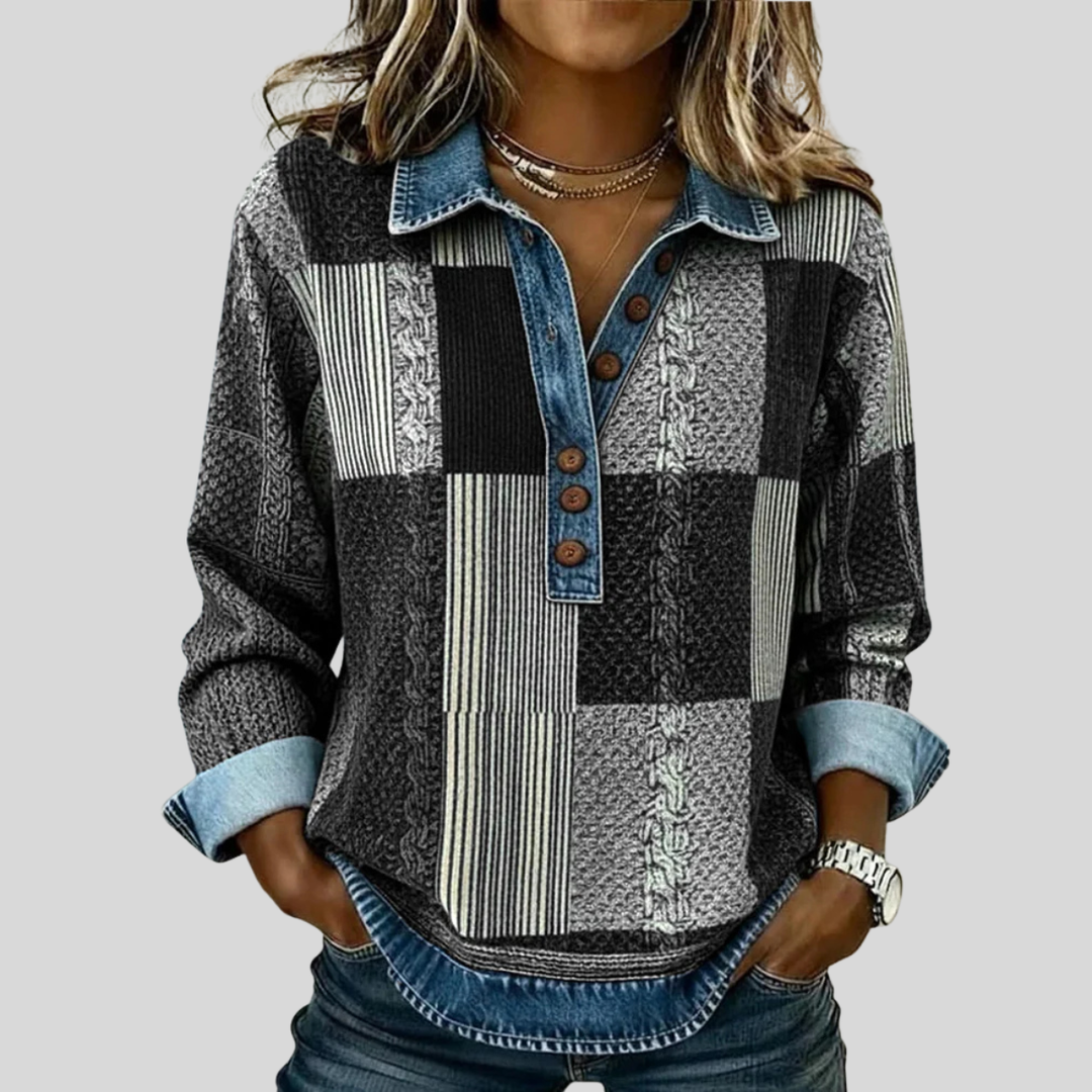 Barbara | Patchwork Top