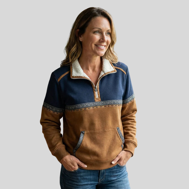 Carol | Warm Quarter-Zip Sweater