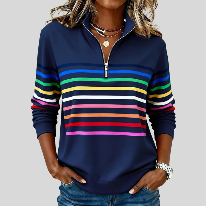 Patricia | Sporty Quarter-Zip Sweatshirt