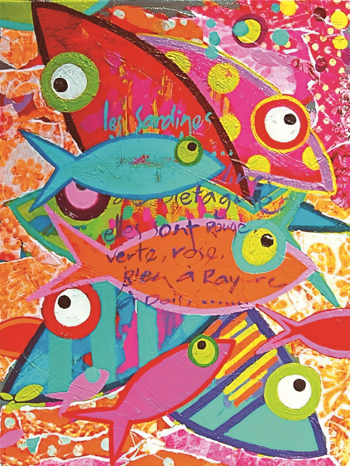 Marina | Colorful Fish Print Blouse