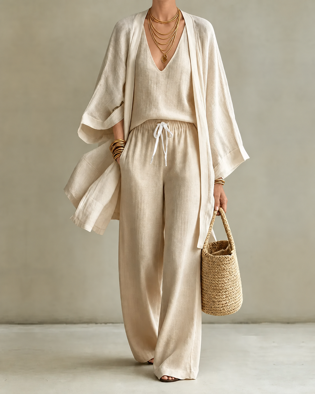 Tanisha 3-piece Textured Set
