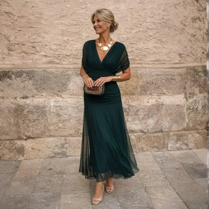 ELIZA – ELEGANT GREEN DRESS