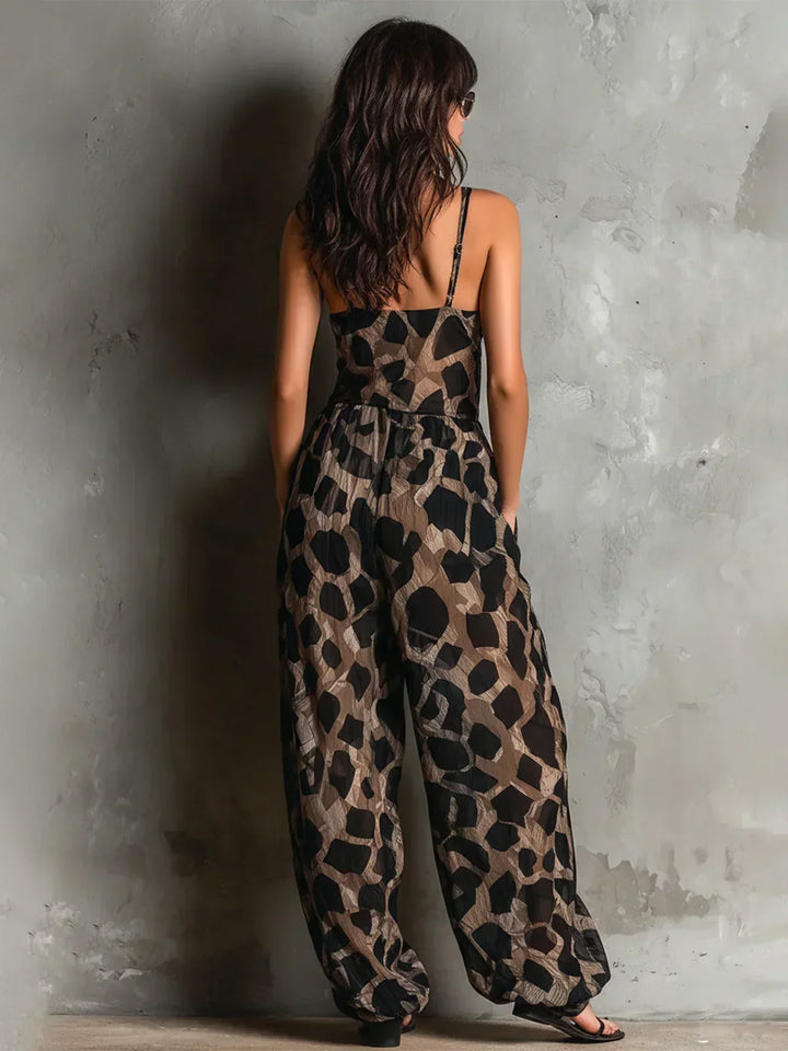 Claudia | Leopard Print Jumpsuit