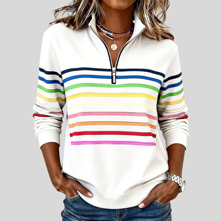 Patricia | Sporty Quarter-Zip Sweatshirt