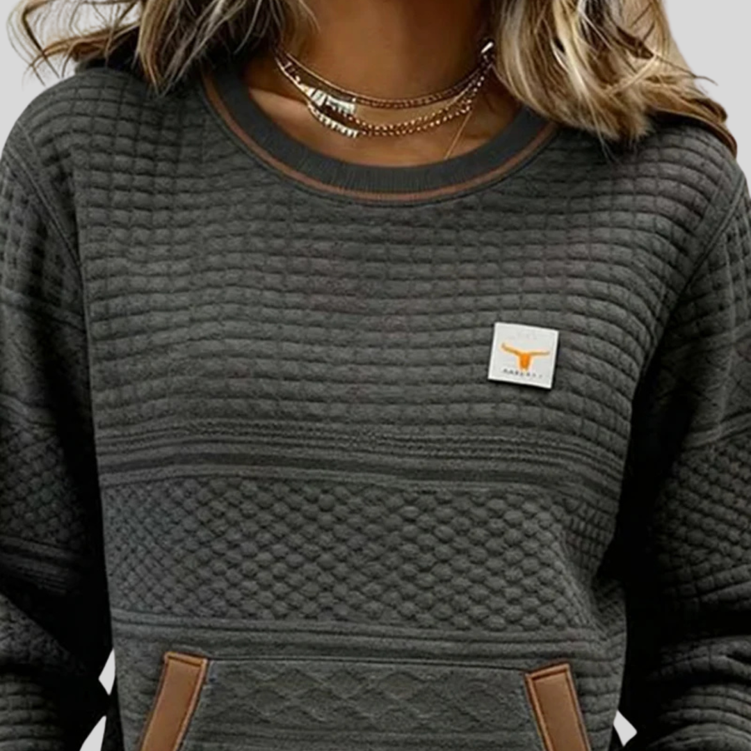 Donna | Soft Colorblock Sweatshirt