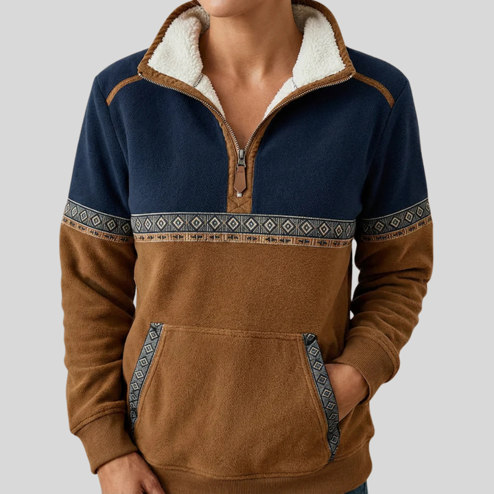 Carol | Warm Quarter-Zip Sweater