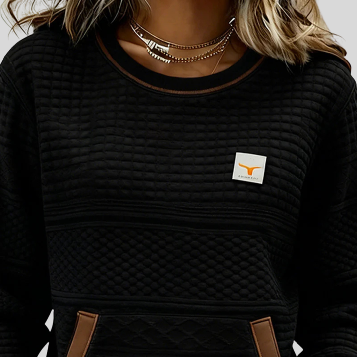 Donna | Soft Colorblock Sweatshirt