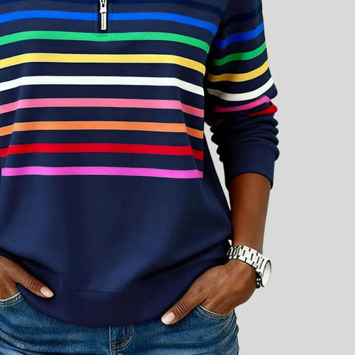 Patricia | Sporty Quarter-Zip Sweatshirt