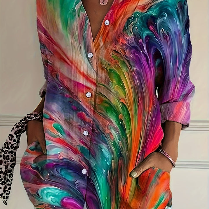 Savannah | Vintage Tie-Dye Blouse