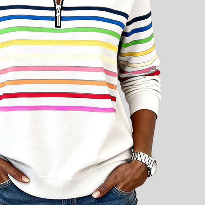 Patricia | Sporty Quarter-Zip Sweatshirt
