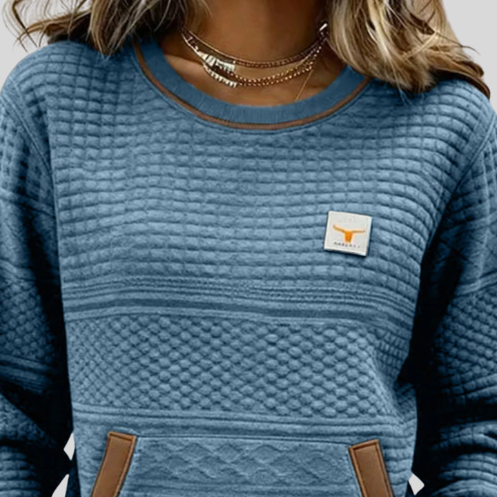 Donna | Soft Colorblock Sweatshirt