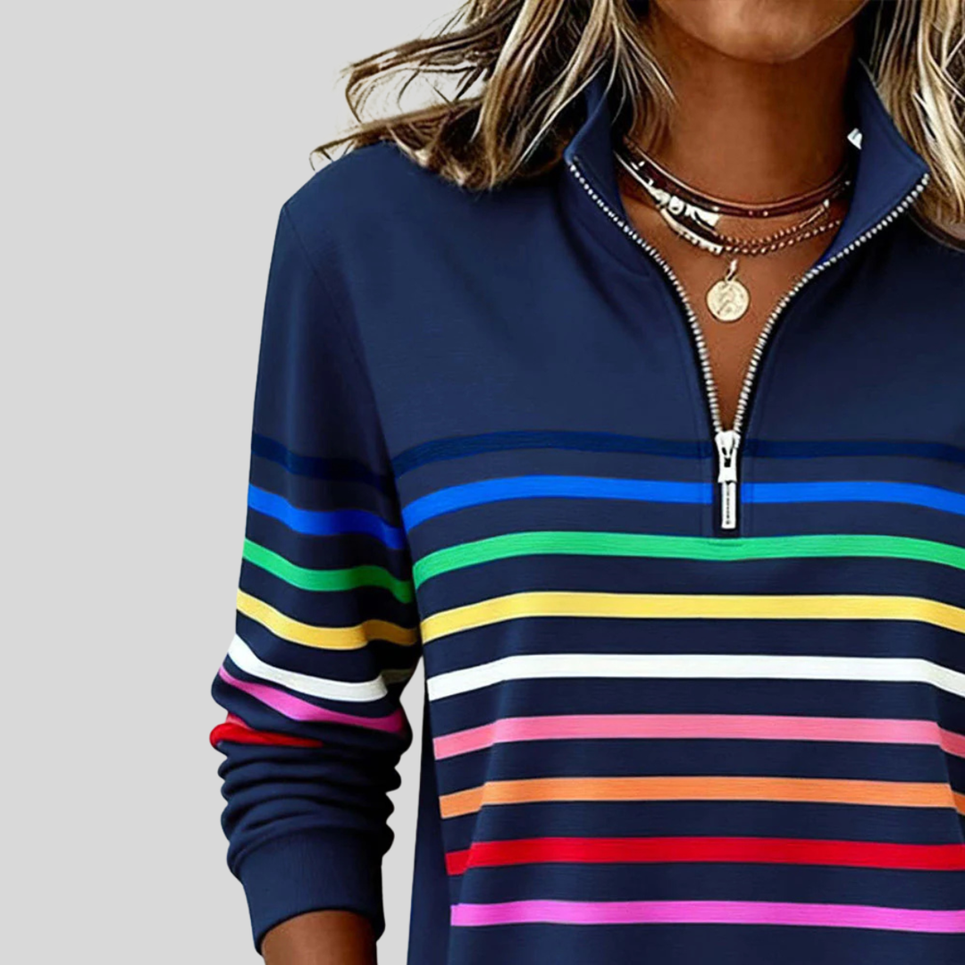 Patricia | Sporty Quarter-Zip Sweatshirt