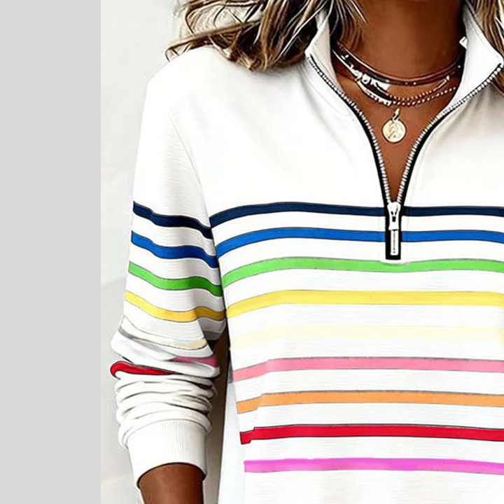 Patricia | Sporty Quarter-Zip Sweatshirt