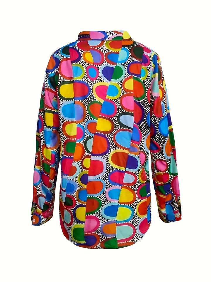Ariana | Artistic Print Blouse