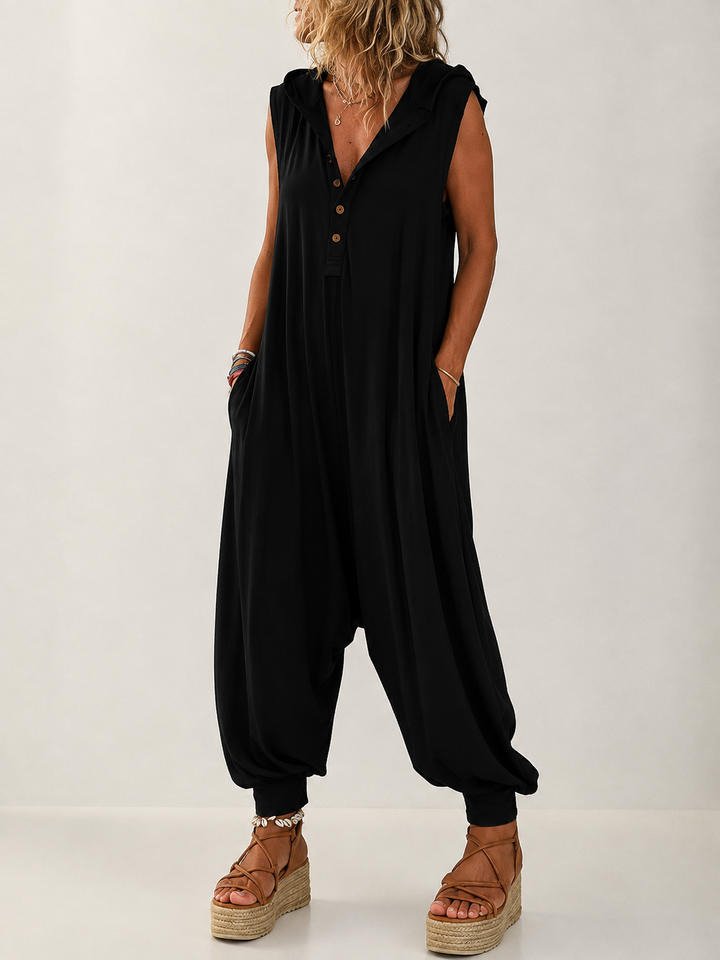 Tilly | Casual Hooded Jumpsuit
