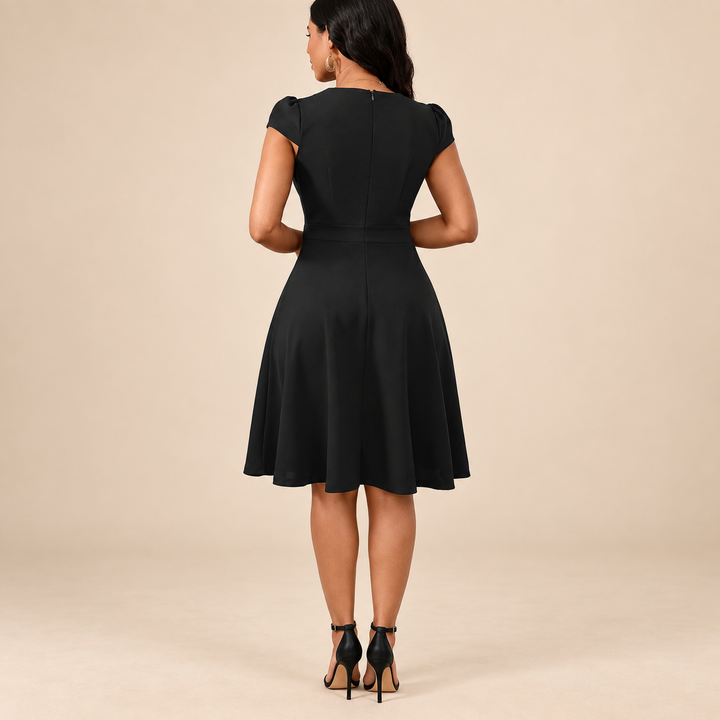 The Evelyn A-Line Dress – Timeless Elegance with a Flattering Tailored Fit