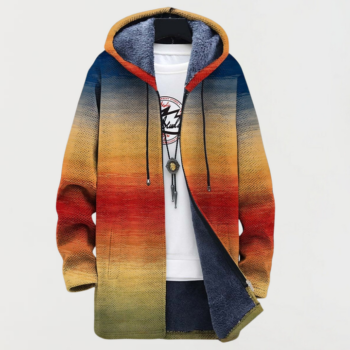 Rory | Sunset Gradient Hooded Coat