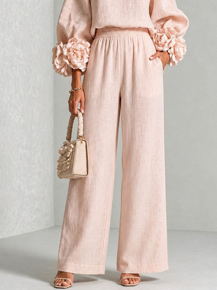 ROSALIE FLORAL CUFF TWO-PIECE SET