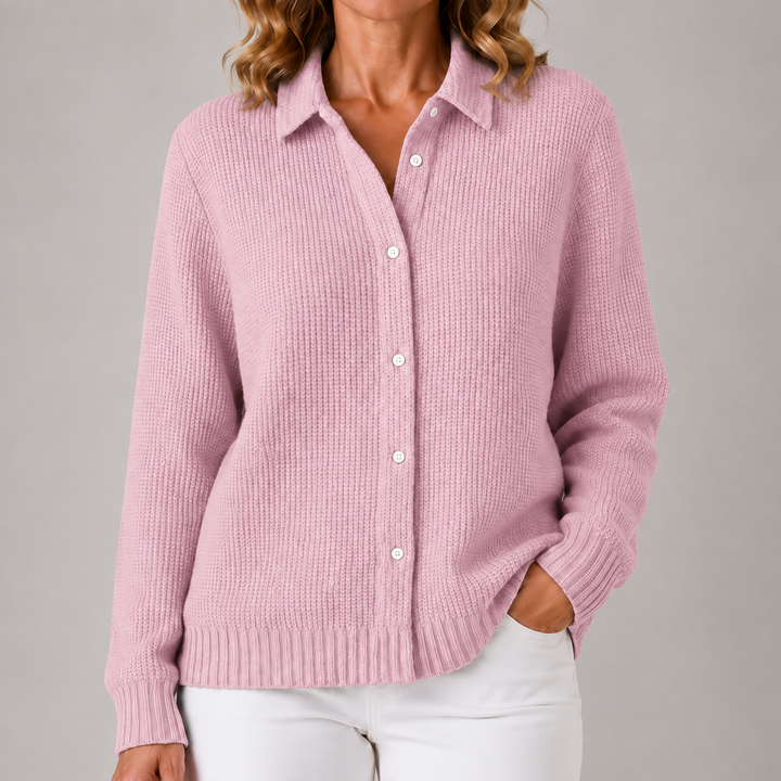 Marina | Relaxed Waffle-Knit Cardigan