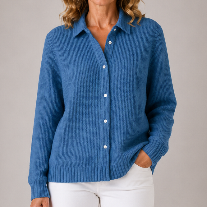 Marina | Relaxed Waffle-Knit Cardigan
