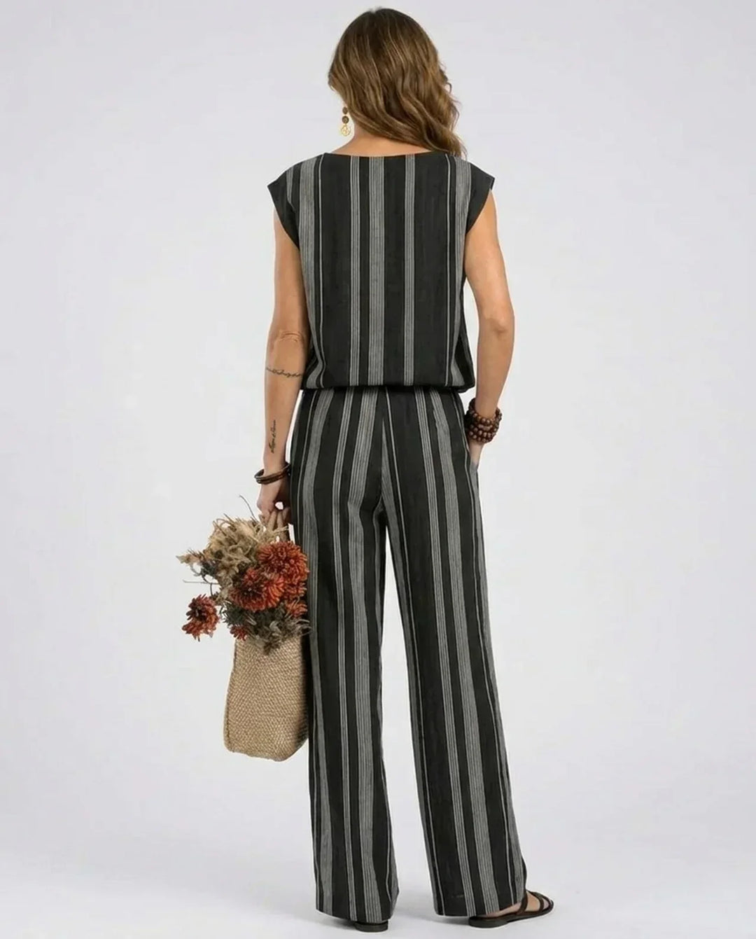 Alessia - Elegant Striped 2-Piece Set