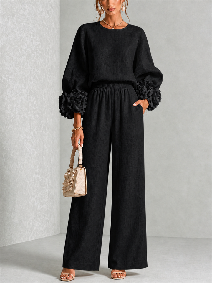 Carys | Floral Cuff Two-Piece Set