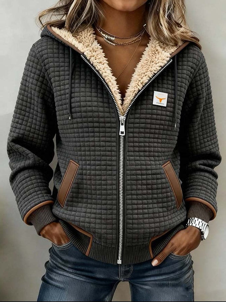 Judith | Quilted Hooded Zip-Up Jacket