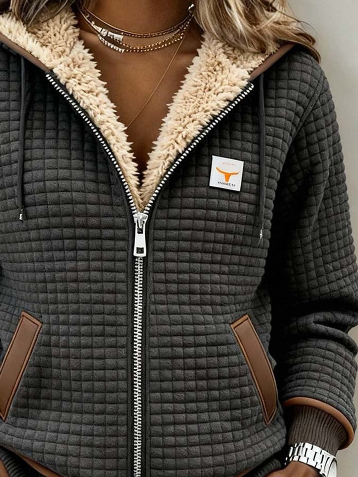 Judith | Quilted Hooded Zip-Up Jacket