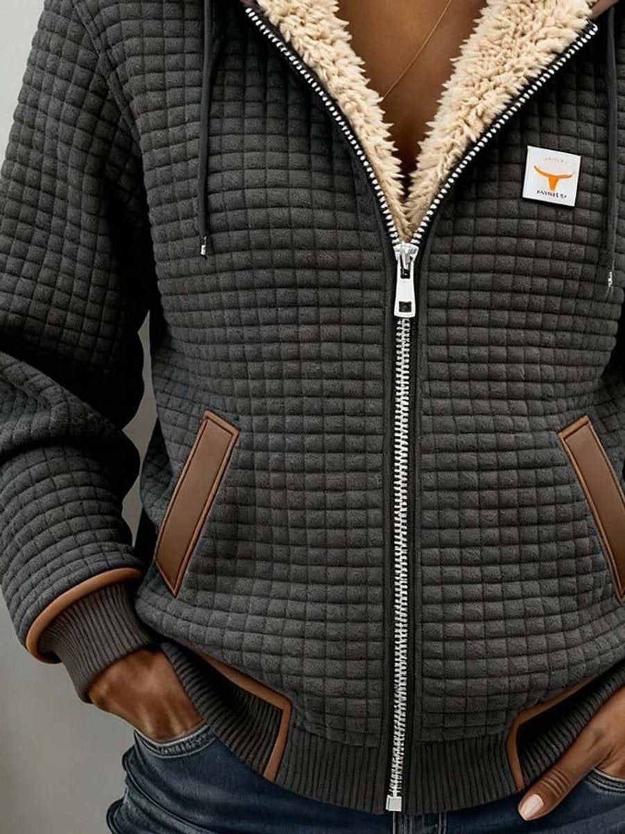 Judith | Quilted Hooded Zip-Up Jacket